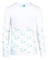 Vorschau: UV Langarmshirt ’birdy white‘ Rückansicht 