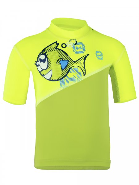 Preview: T-Shirt 'ichito lime / sonrisa' front view 