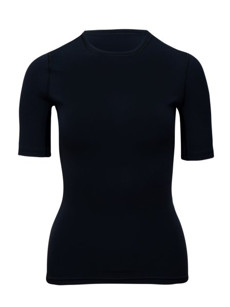 Preview: WOMEN UV Shirt ‘avaro black‘ front view 