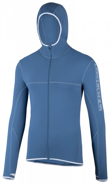 Hoodie ’stone blue‘ front view 