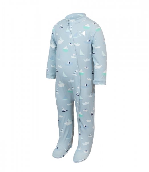 UV romper suit ‘sails stone blue‘ side view 