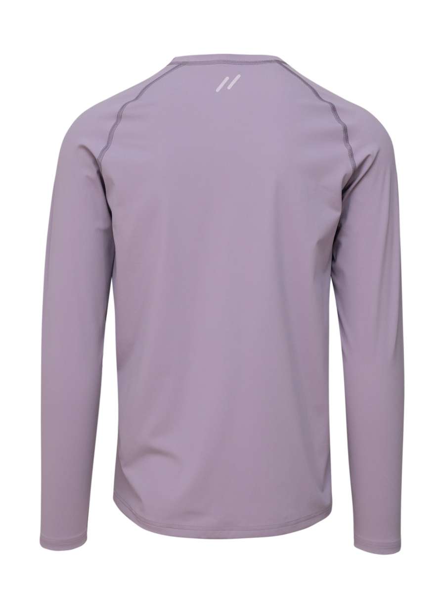 MEN UV Langarmshirt ‘coni purple ash‘ back view 