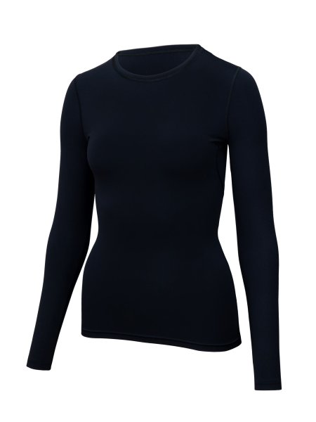 Preview: WOMEN UV Langarmshirt ‘avaro black‘ side view 