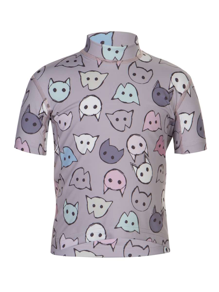 UV Shirt ‘kissat purple ash‘ Vorderansicht 