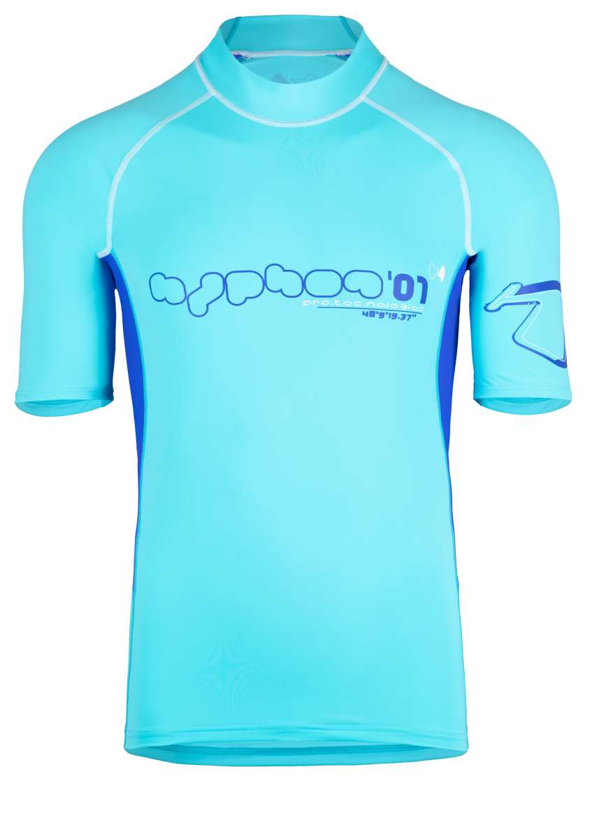 UV Shirt ’satellite caribe‘ front view 