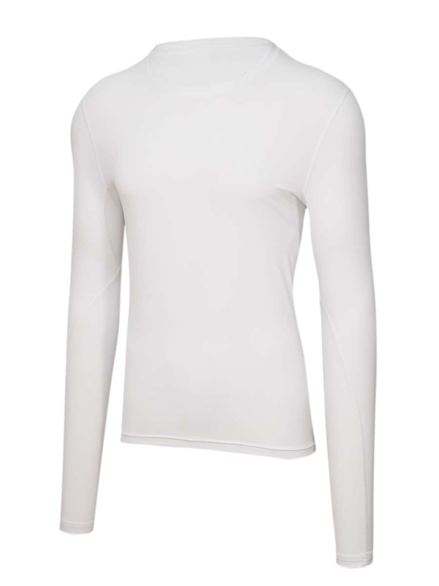 MEN UV Langarmshirt ‘avaro white‘ Seitenansicht 