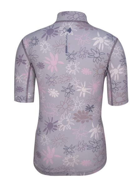UV Shirt ‘wild flowers purple ash‘ Rückansicht 