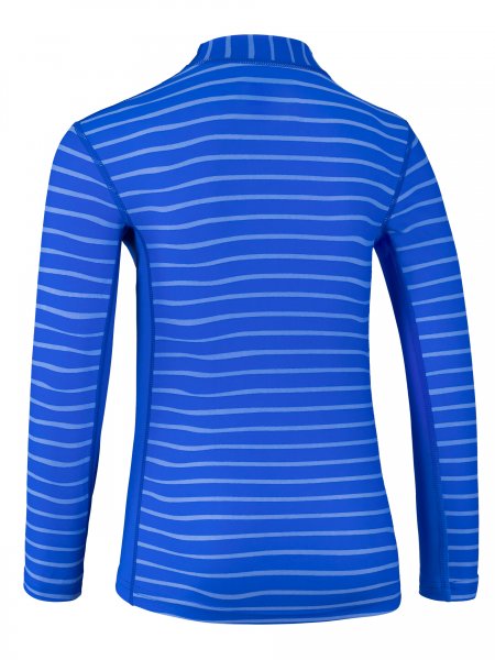 UV Langarmshirt ‘yip hip ike striped cobalt / cobalt‘ Rückansicht 