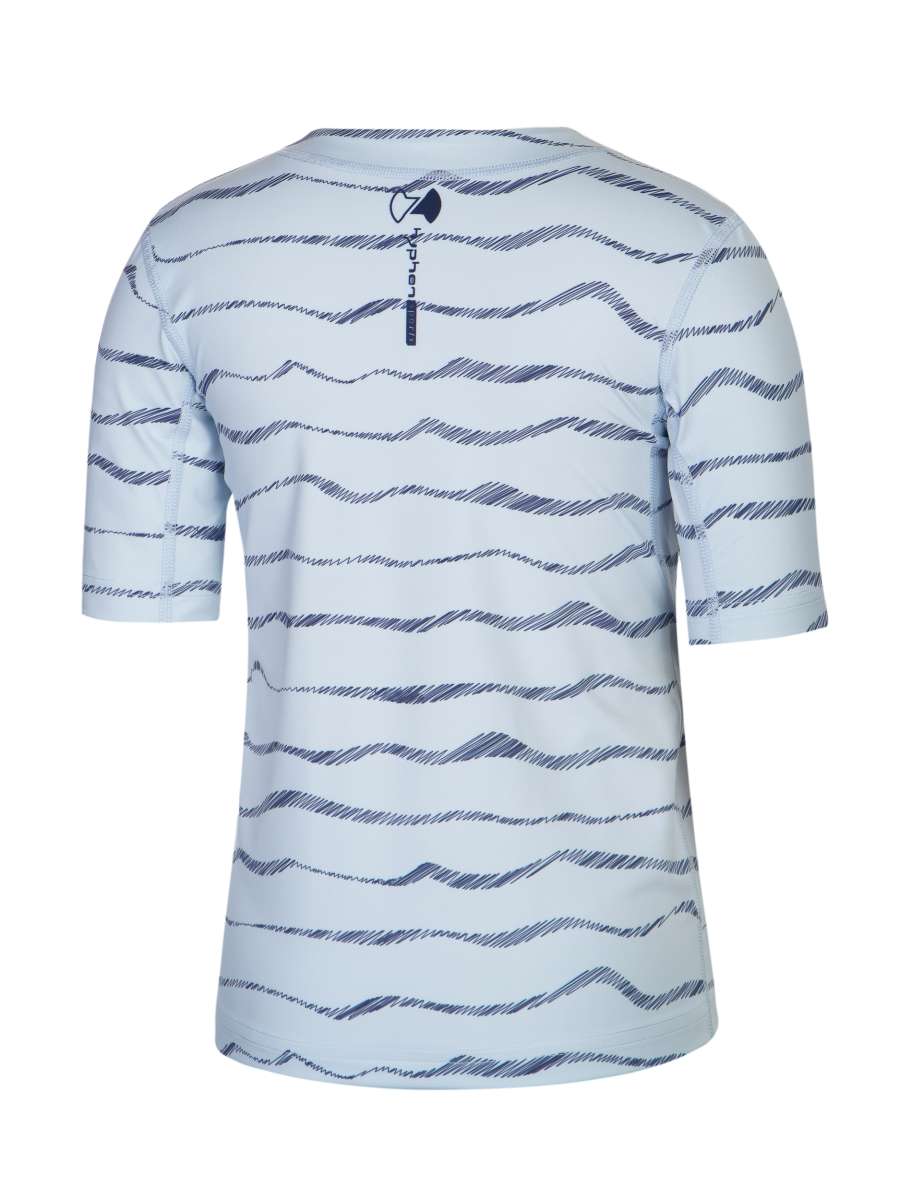 UV Shirt ‘blue waves‘ Rückansicht 