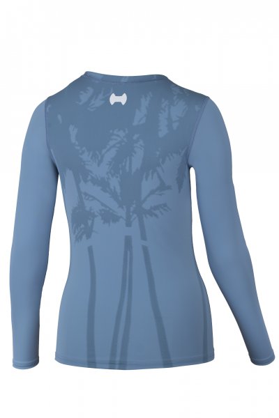 Vorschau: UV Langarmshirt ‘pali stone blue‘ Rückansicht 