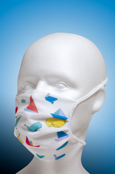 Mouth & Nose mask (kids) double-layer front view 