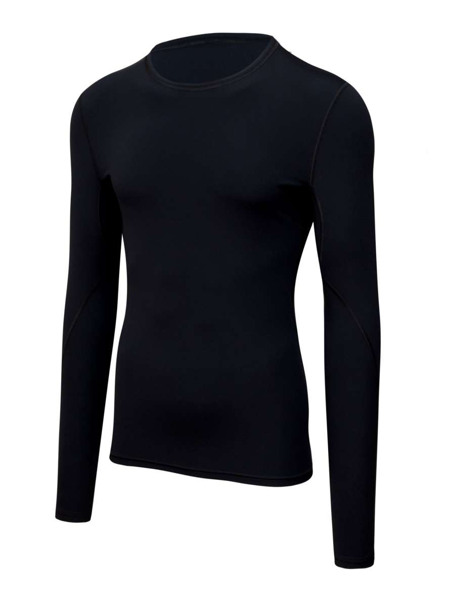MEN UV Langarmshirt ‘avaro black‘ Seitenansicht 