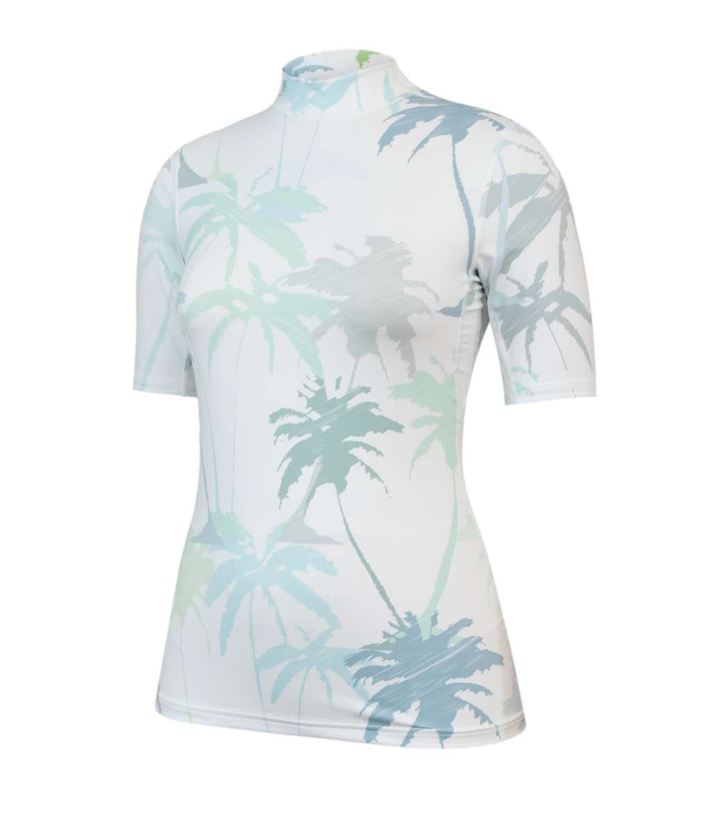 WOMEN UV Shirt ‘palms‘ Seitenansicht 