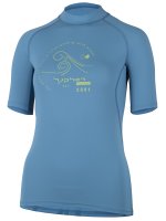 Preview: UV Shirt ’salani stone blue‘ front view 