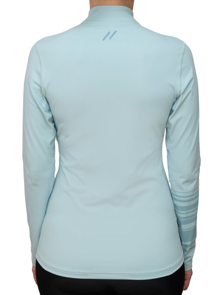 Preview: WOMEN UV Langarmshirt ‘ha'akili aquarius‘ back view with model 