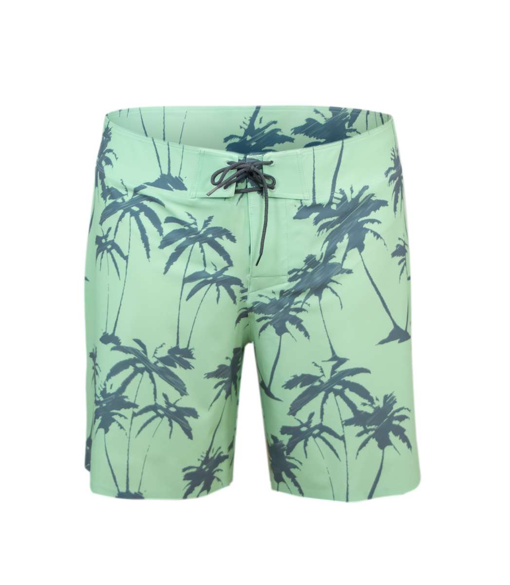 UV Boardshorts 'pag palms' front view 