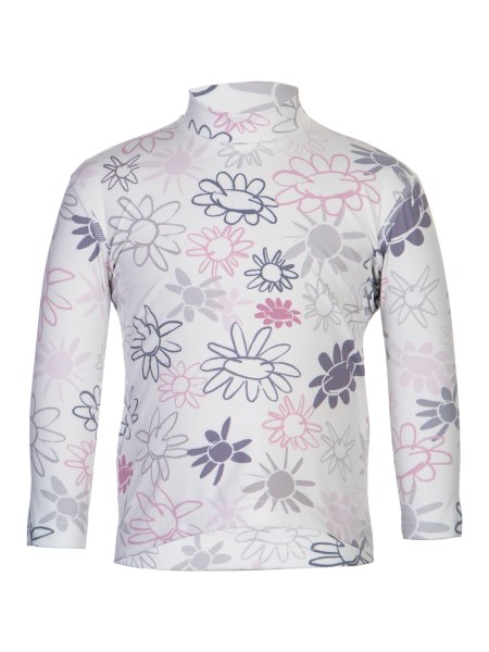 Preview: UV Longsleeve ‘wild flowers‘ front view 