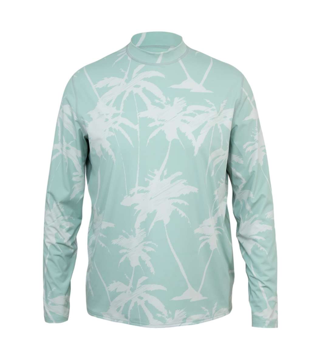 UV long sleeve 'palms' front view 