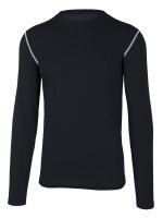 Preview: Partois Men Longsleeve Shirt black front view 