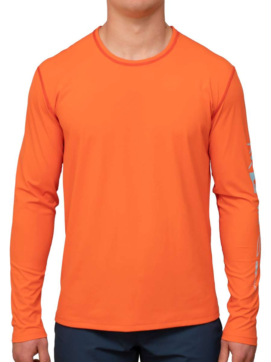 MEN UV Langarmshirt ‘kukini ciana' Vorderansicht mit Model 