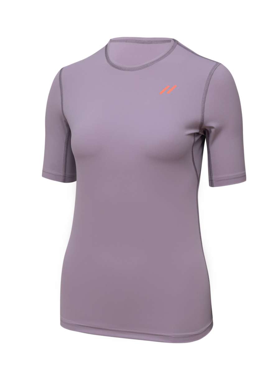 WOMEN UV Shirt ‘piti purple ash‘ side view 