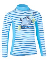 Preview: Longsleeve shirt 'tootie tenk striped cielo / moloki azur' front view 