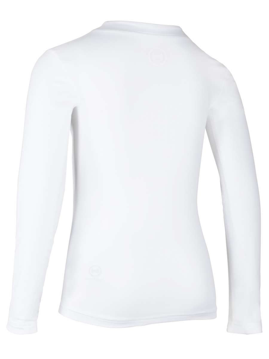 KIDS UV Shellshirt 'white' Rückansicht 