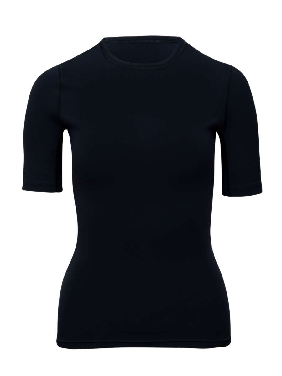 WOMEN UV Shirt ‘avaro black‘ front view 