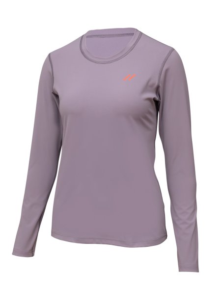 Preview: WOMEN UV Langarmshirt ‘piti purple ash‘ side view 