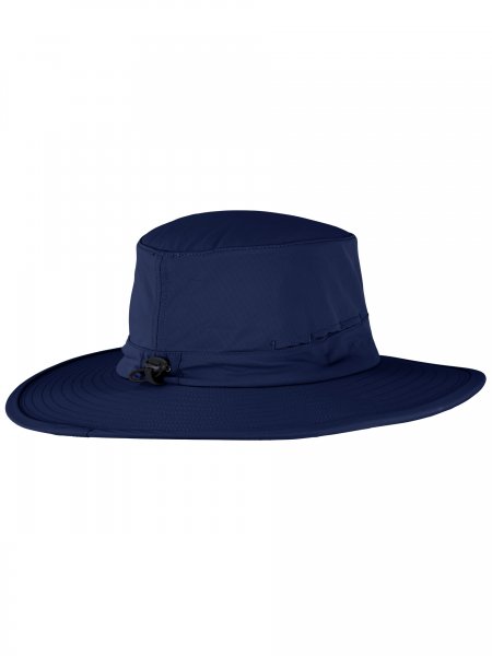 Preview: Dundee Hat 'blue iris' back view 