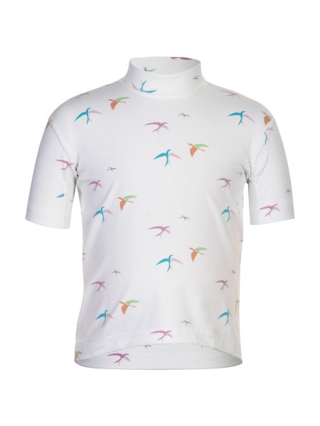 UV Shirt ‘birdy ivory‘ front view 