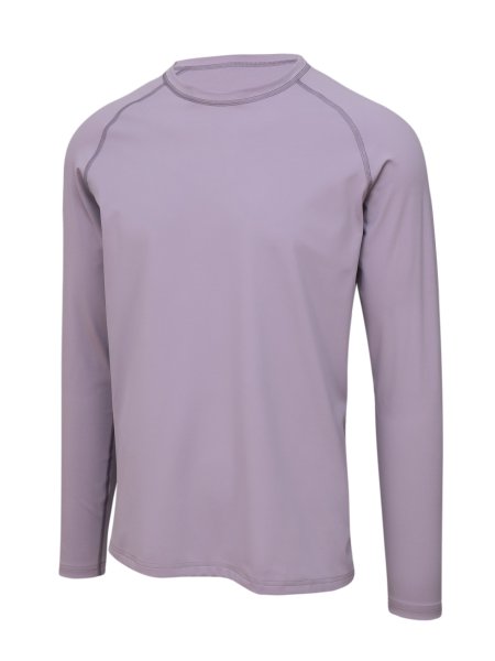 Preview: MEN UV Langarmshirt ‘coni purple ash‘ side view 