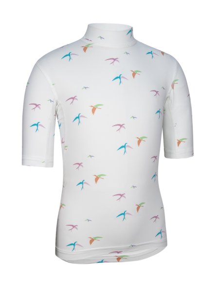 Preview: UV Shirt ‘birdy ivory‘ front view 