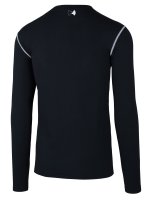 Preview: Partois Men Longsleeve black with print back view 
