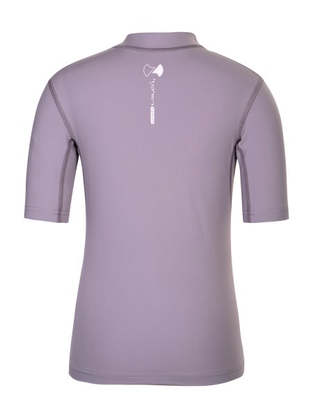 UV Shirt ‘flamingos purple ash‘ Rückansicht 