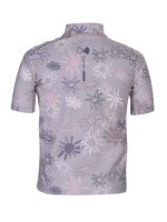 Preview: UV Shirt ‘wild flowers purple ash‘ back view 