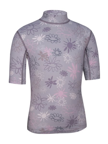 UV Shirt ‘wild flowers purple ash‘ Vorderansicht 