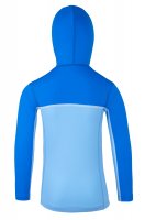 Preview: Hoodie with zipper ’coo cielo / pid blue‘ back view 