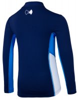 Vorschau: UV Langarmshirt ’coo blue iris / cielo / white‘ Rückansicht 