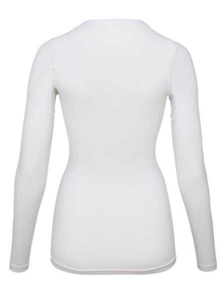 Preview: WOMEN UV Langarmshirt ‘avaro white‘ back view 
