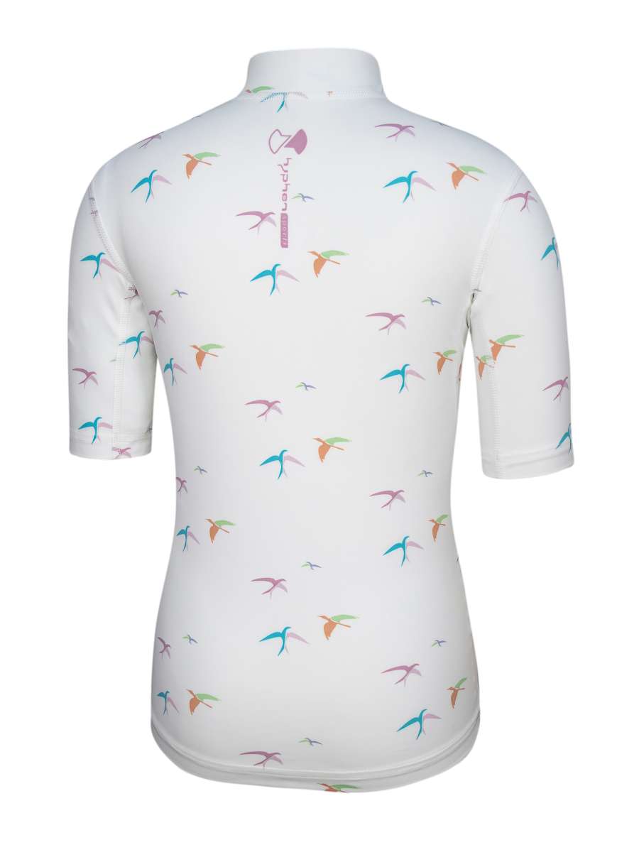 UV Shirt ‘birdy ivory‘ back view 