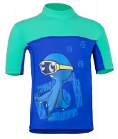 Preview: UV Shirt ’ocy's dive bermuda / cobalt‘ front view 