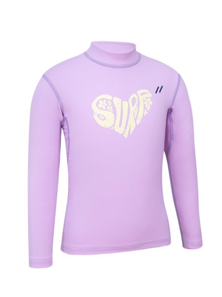 Preview: KIDS UV Langarmshirt ’surf lill‘ front view 