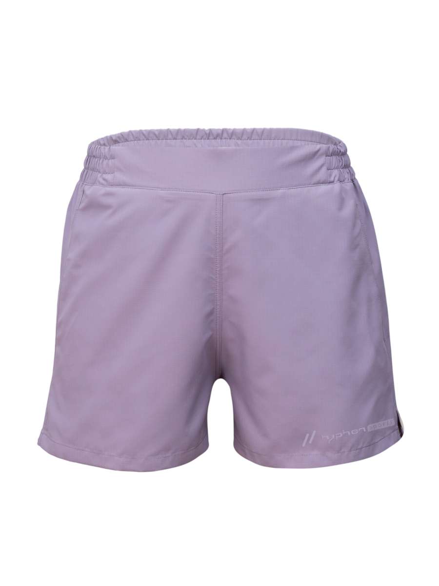 WOMEN UV Shorts ‘purple ash‘ front view 