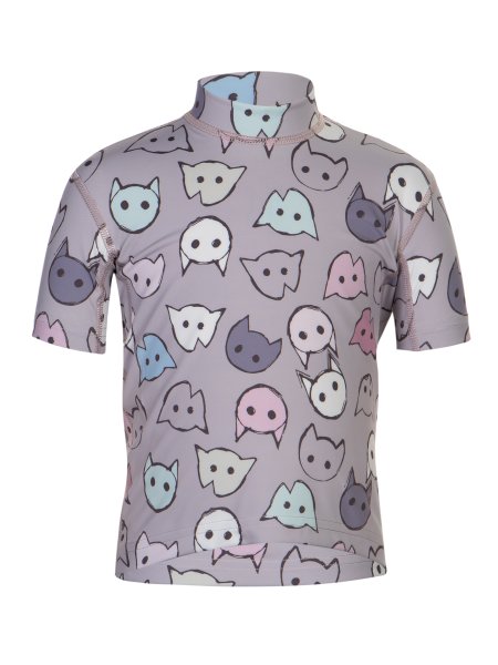 UV Shirt ‘kissat purple ash‘ Vorderansicht 