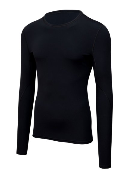 Preview: MEN UV Langarmshirt ‘avaro black‘ side view 