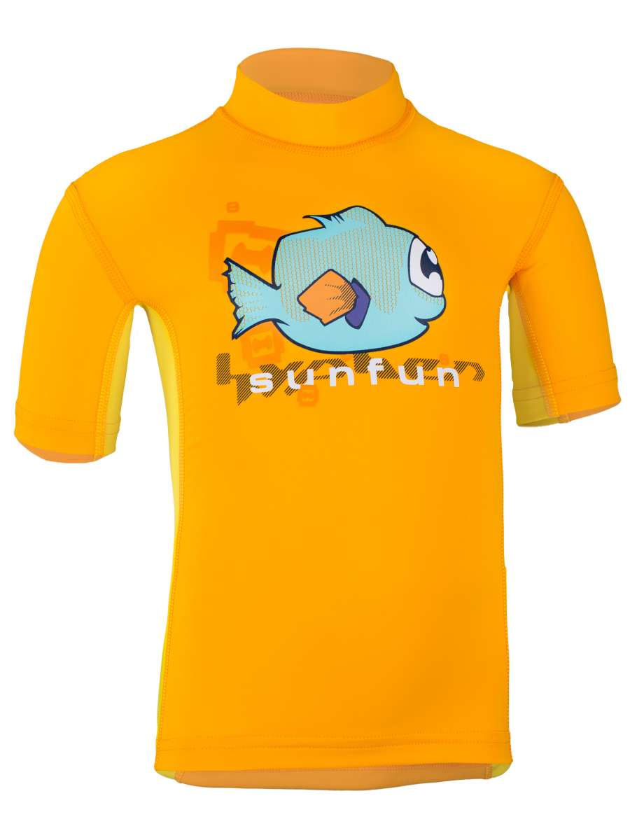 UV Shirt ‘tek taru tangerine / amari‘ Vorderansicht 