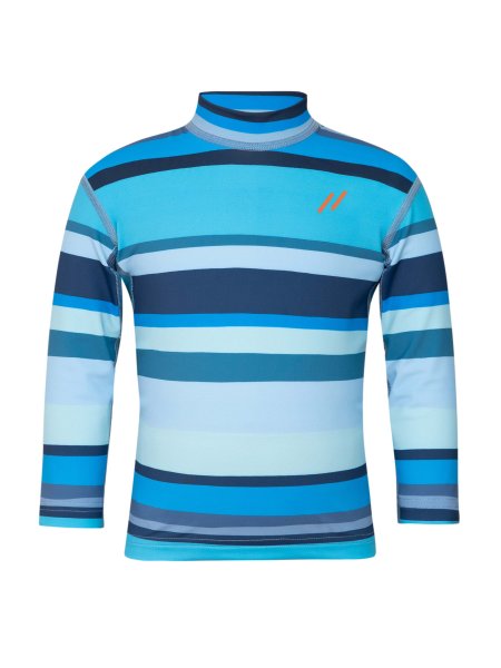 Preview: BABY UV Langarmshirt ’wild stripes‘ front view 